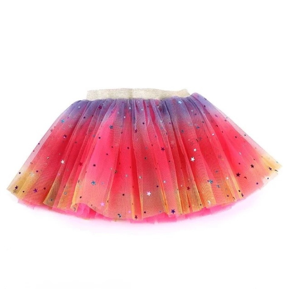 NWT Girls Rainbow Tutu skirt